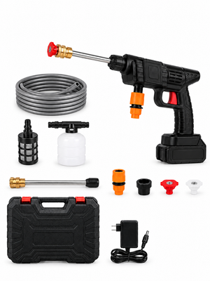Jetra cordless pressure washer with hose